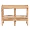 Baxton Studio Lombok Modern Bohemian Natural Brown Rattan Console Table 226-13122-ZORO - alternate 2
